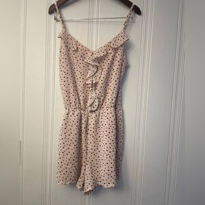 H&M Heart Print Short Romper